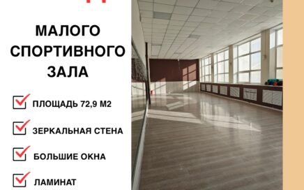 АРЕНДА МАЛОГО СПОРТИВНОГО ЗАЛА